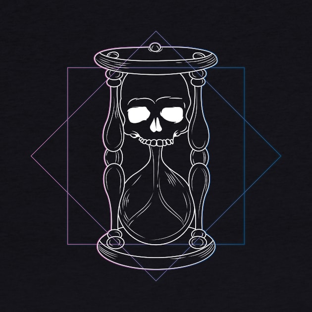 Skull Hourglass by Mytholoda